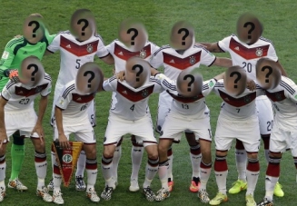 Die deutsche Fußball-Nationalmannschaft vor dem Finale der FIFA